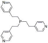 tris(2-pyridin-4-ylethyl)phosphane Struktur