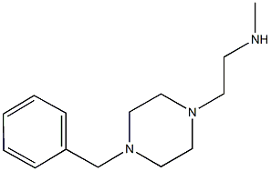 2-(4-BENZYLPIPERAZIN-1-YL)-N-METHYLETHANAMINE Struktur