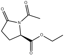 (R)-5-Ethylcarboxyl-N-acetyl-2-pyrrolidinone Struktur