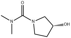 (R)-3-Hydroxy-N,N-diMethylpyrrolidine-1-carboxaMide Struktur