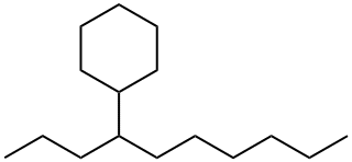 (1-Propylheptyl)cyclohexane Struktur