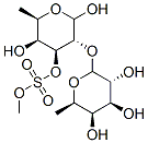 methyl 2-O-fucopyranosylfucopyranoside 3 sulfate Struktur