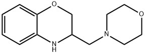 3,4-DIHYDRO-3-[(4-MORPHOLINYL)METHYL]-2H-1,4-BENZOXAZINE Struktur