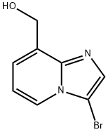 IMidazo[1,2-a]pyridine-8-Methanol, 3-broMo- Struktur