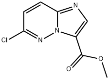 Methyl 6-chloroimidazo-[1,2-b]pyridazine-3-carboxylate Struktur