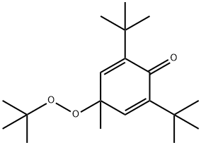 2,6-DI-TERT-BUTYL-4-METHYL-4-TERT-BUTYLPEROXY-2,5-CYCLOHEXADIENONE Struktur