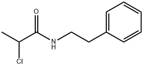 2-CHLORO-N-(2-PHENYLETHYL)PROPANAMIDE Struktur