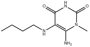 6-AMINO-5-BUTYLAMINO-1-METHYLURACIL Struktur