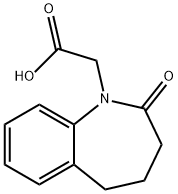 2-(2-OXO-2,3,4,5-TETRAHYDRO-1H-1-BENZAZEPIN-1-YL)ACETIC ACID Struktur