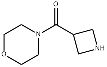 AZETIDIN-3-YL(MORPHOLINO)METHANONE Struktur