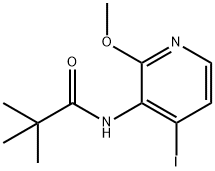 N-(4-Iodo-2-methoxypyridin-3-yl)pivalamide Struktur