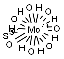 Molybdenum disulfide (hexagonal) Struktur