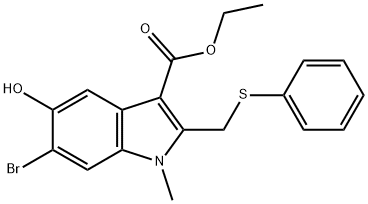 Ethyl 6-bromo-5-hydroxy-1-methyl-2-(phenylsulfanylmethyl)indole-3-carboxylate