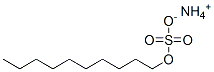 ammonium decyl sulphate Struktur
