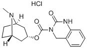 8-METHYL-8-AZABICYCLO-3-ENDO[3.2.1]OCT-3-YL-1,4-DIHYDRO-2-OXO-3(2H)-QUINAZOLINECARBOXYLIC ACID ESTER HYDROCHLORIDE Struktur