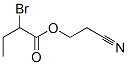 Butanoic acid, 2-bromo-, 2-cyanoethyl ester (9CI) Struktur