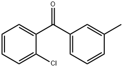 2-CHLORO-3'-METHYLBENZOPHENONE Struktur