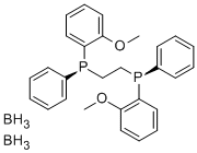 (1R,2R)-BIS[(2-METHOXYPHENYL)PHENYLPHOSPHINO]ETHANE DIBORANE Struktur