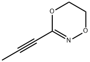 1,4,2-Dioxazine, 5,6-dihydro-3-(1-propynyl)- (9CI) Struktur