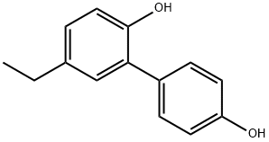 5-Ethylbiphenyl-2,4'-diol Struktur