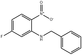 N-Benzyl-5-fluoro-2-nitroaniline Struktur