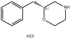 (R)-2-benzylmorpholine hydrochloride Struktur