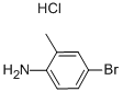 4-BROMO-2-METHYLANILINE HYDROCHLORIDE Struktur