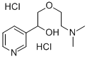 alpha-((2-(Dimethylamino)ethoxy)methyl)-3-pyridinemethanol dihydrochlo ride Struktur