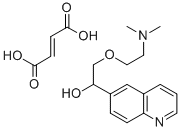 alpha-((2-(Dimethylamino)ethoxy)methyl)-6-quinolinemethanol (E)-2-bute nedioate (salt) Struktur