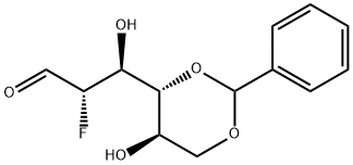 METHYL-4,6-O-BENZYLIDENE-2-DEOXY-2-FLUORO-BETA-D-MANNOPYRANOSIDE Struktur