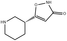 3(2H)-Isoxazolone,5-(3-piperidinyl)-,(R)-(9CI) Struktur