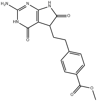 4-[2-(2-AMino-4,5,6,7-tetrahydro-4,6-dioxo-3H-pyrrolo[2,3-d]pyriMidin-5-yl)ethyl]benzoic Acid Methyl Ester