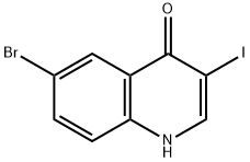 6-BroMo-3-iodo-1H-quinolin-4-one Struktur