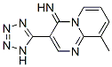 9-Methyl-3-(1H-tetrazol-5-yl)-4H-pyrido[1,2-a]pyrimidin-4-imine Struktur