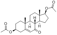 Androst-5-en-7-one,3beta,17beta-bis(acetyloxy) Struktur