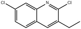 2,7-DICHLORO-3-ETHYLQUINOLINE Struktur