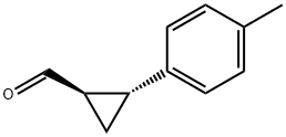 Cyclopropanecarboxaldehyde, 2-(4-methylphenyl)-, trans- (9CI) Struktur