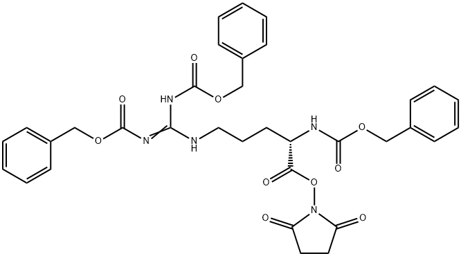 Z-ARG(Z)2-OSU Struktur