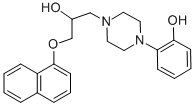 O-desmethylnaftopidil Struktur