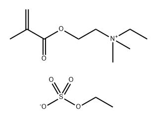 METHACRYLOYL OXYETHYL DIMETHYLETHYL AMMONIUM ETHYLSULFATE Struktur