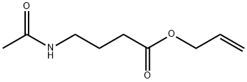 Butanoic  acid,  4-(acetylamino)-,  2-propenyl  ester  (9CI) Struktur