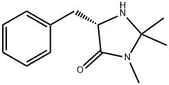 (R)-5-BENZYL-2,2,3-TRIMETHYLIMIDAZOLIDIN-4-ONE Struktur