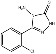 4-AMINO-3-MERCAPTO-5-(2-CHLOROPHENYL)-[1,2,4-]TRIAZOLE Struktur