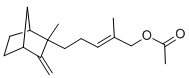 SANTALYL ACETATE Struktur