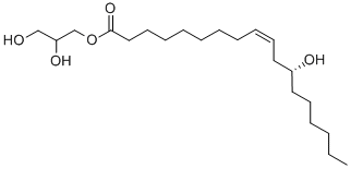 GLYCERYL MONORICINOLEATE Structure