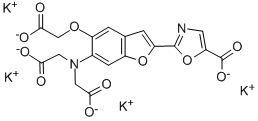 FURA 2 MAGNESIUM-SELECTIVE ANALOG TETRAPOTASSIUM SALT Struktur