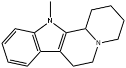 1,2,3,4,6,7,12,12b-Octahydro-12-methylindolo[2,3-a]quinolizine Struktur