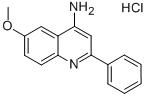 4-AMINO-6-METHOXY-2-PHENYLQUINOLINE HYDROCHLORIDE Struktur