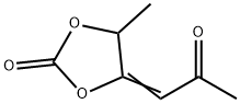 1,3-Dioxolan-2-one,  4-methyl-5-(2-oxopropylidene)- Struktur