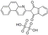 2-benzo[f]quinolin-3-yl-1H-indene-1,3(2H)-dione, disulpho derivative|2-苯并[F]喹啉-3-基-1H-茚-1,3-(2H)-二酮二磺基衍生物